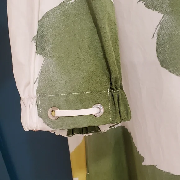 MaxMara AUTHENTIC Canter Botanical Flare Cotton Poplin Shirt Dress, US 4, NWT - Picture 6 of 16